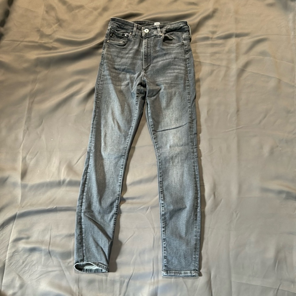 H&M skinny high waist grey jeans
